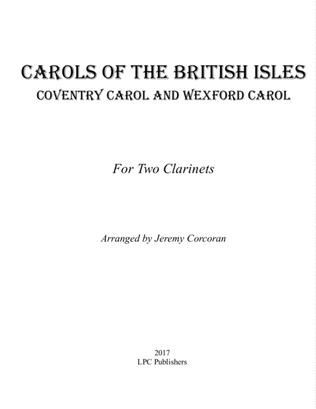 Carols of the British Isles For Two Clarinets