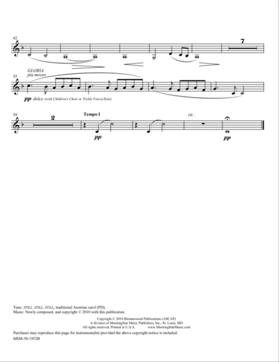 Still, Still, Still (Downloadable Orchestra Parts) Choir scores gallery preview page 4