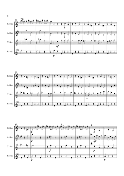 Danse Macabre for Saxophone Quartet (SATB) image number null