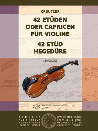 Book cover for 42 Etüden oder Capricen