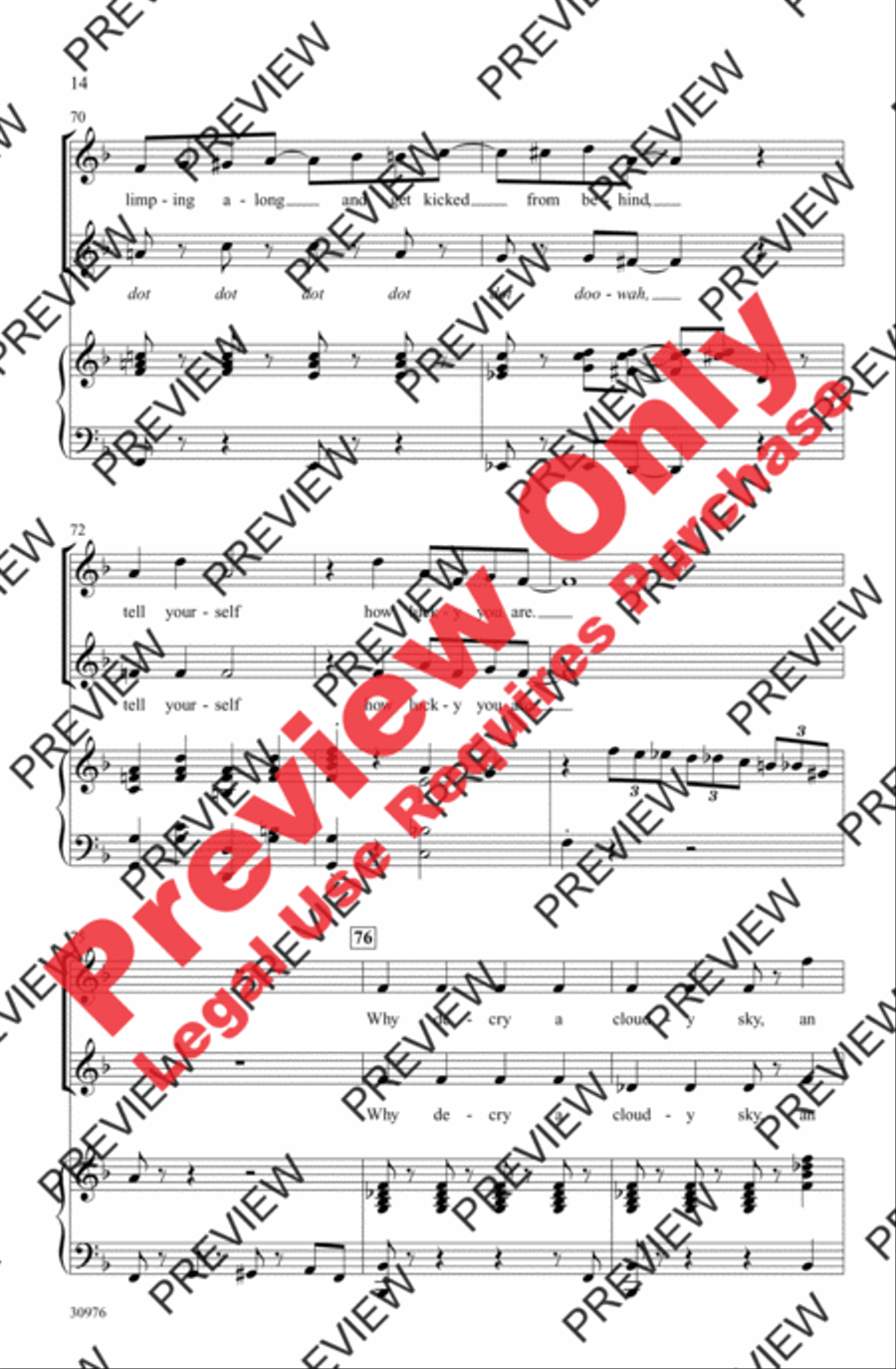 Seussical the Musical: A Choral Medley 2-Part scores gallery preview page 14