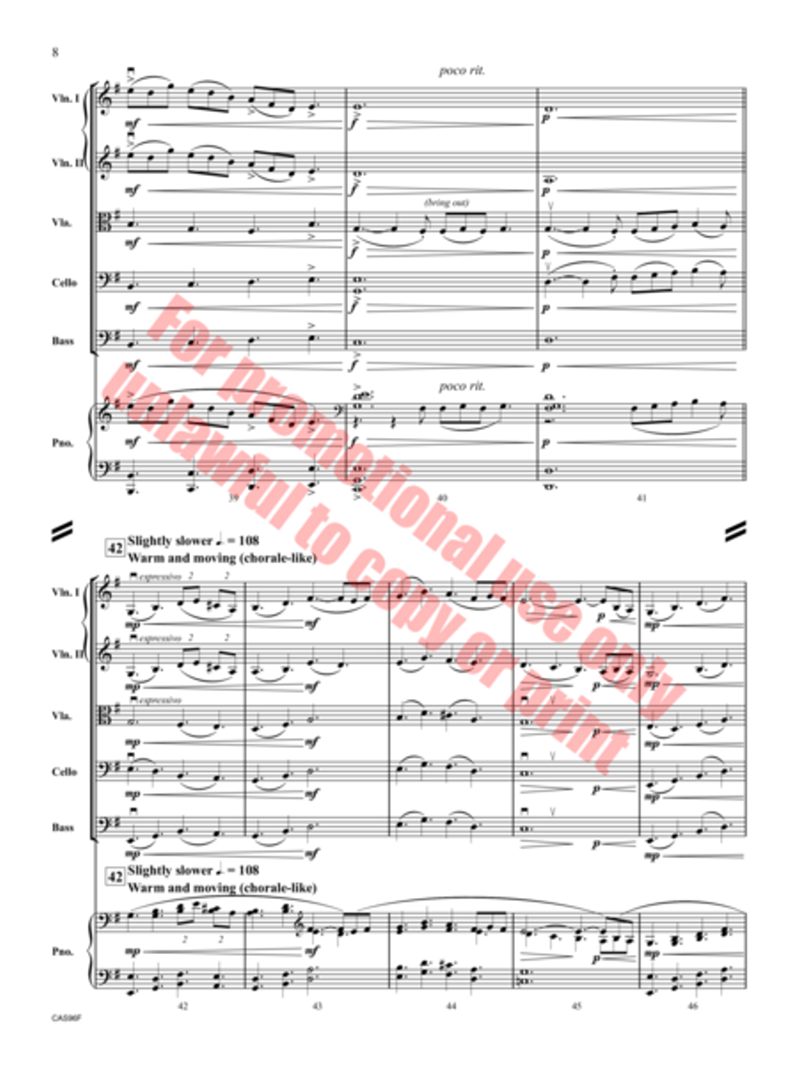 Reels and Reverie String Orchestra scores gallery preview page 9