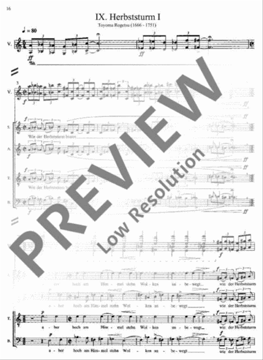 11 Haiku 11 Haiku 4-Part scores gallery preview page 17