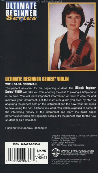 Ultimate Beginner Series - Violin (VHS)