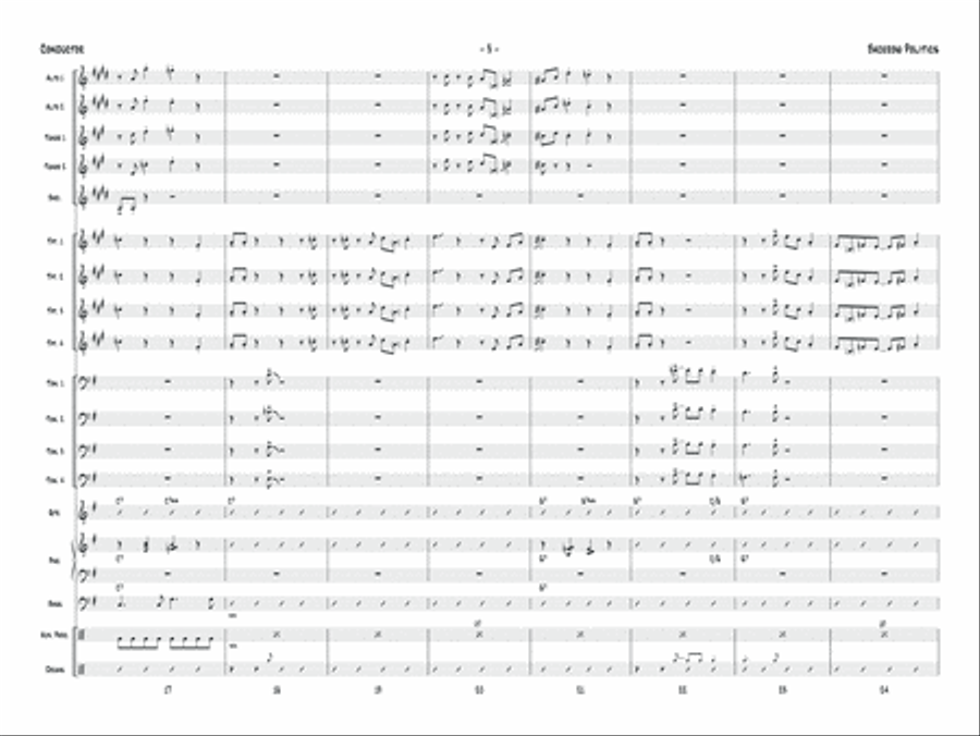 Backrow Politics: Score Jazz Ensemble scores gallery preview page 5
