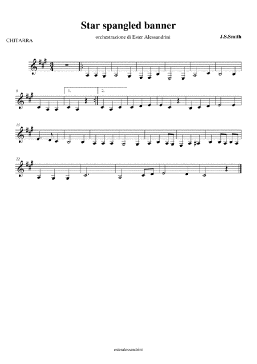 The star spangled banner The star spangled banner Small Ensemble scores gallery preview page 6