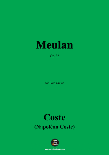 Coste-Meulan,Op.22,for Guitar image number null