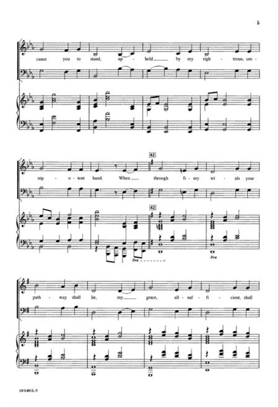 How Firm a Foundation 4-Part scores gallery preview page 5