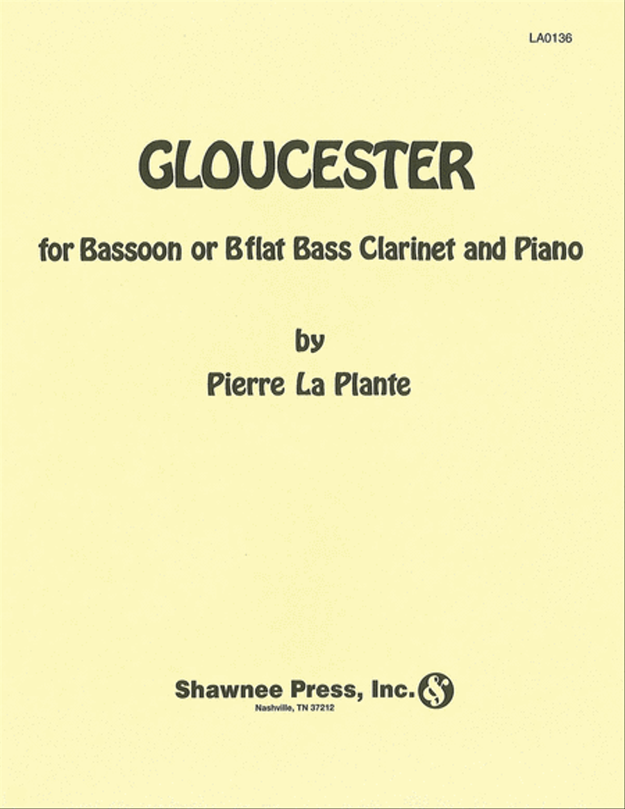 Gloucester Bassoon (or B Flat Bass Clarinet)/Piano Bassoon scores gallery preview page 1