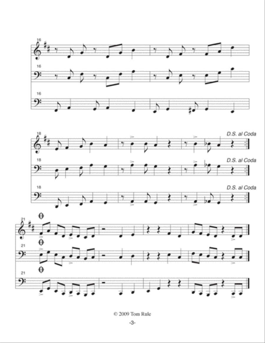 Low Brass Duet Collection Brass Duet scores gallery preview page 5