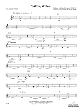 Willow, Willow: B-flat Bass Clarinet