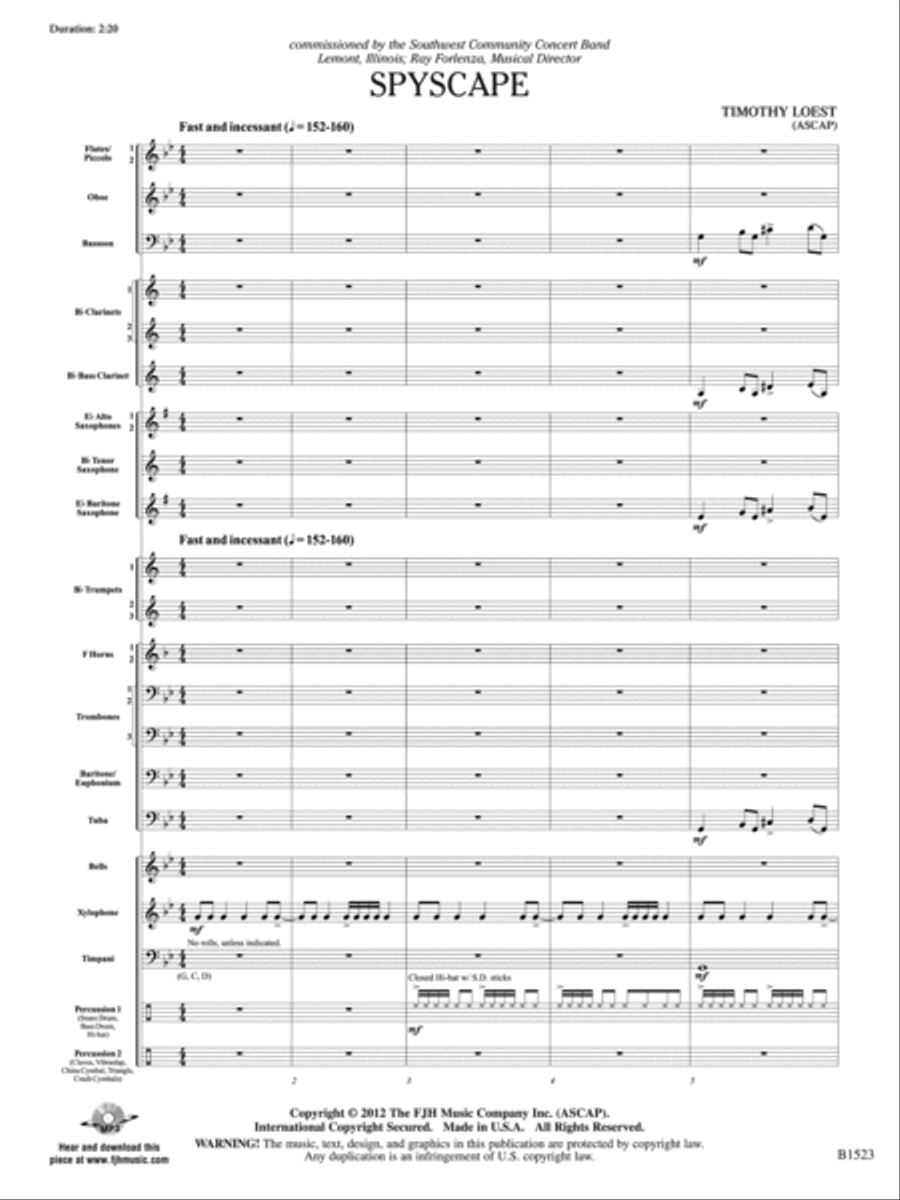 Spyscape: Score Concert Band scores gallery preview page 3