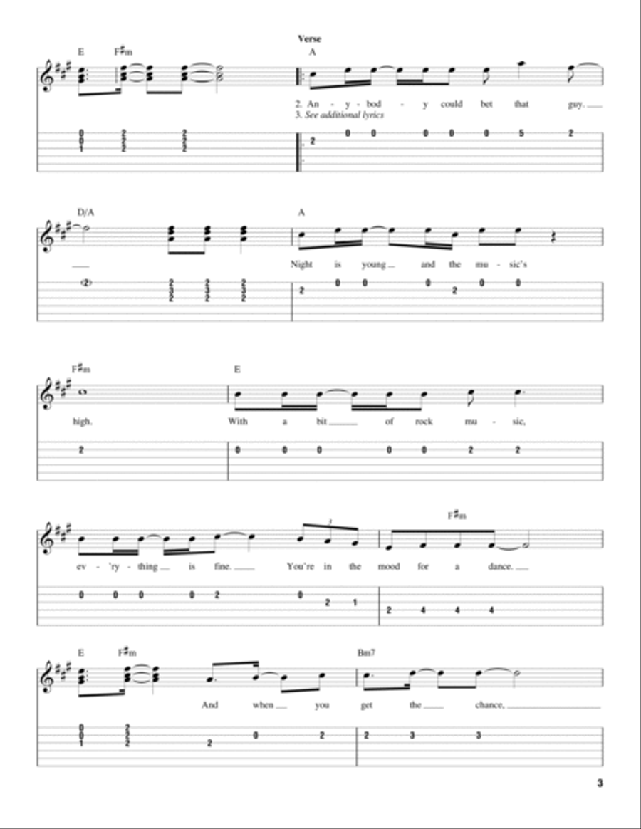 Dancing Queen Acoustic Guitar scores gallery preview page 3