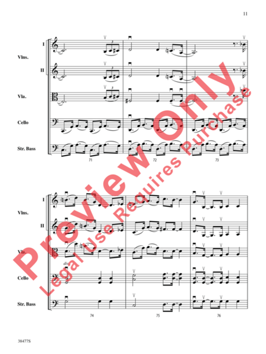 Western Skies String Orchestra scores gallery preview page 12