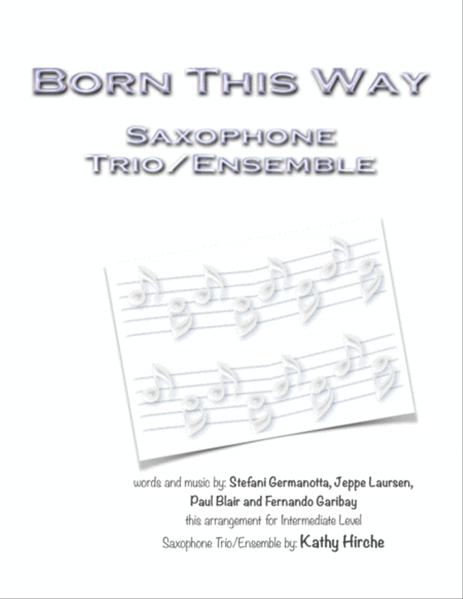 Born This Way Small Ensemble scores gallery preview page 1