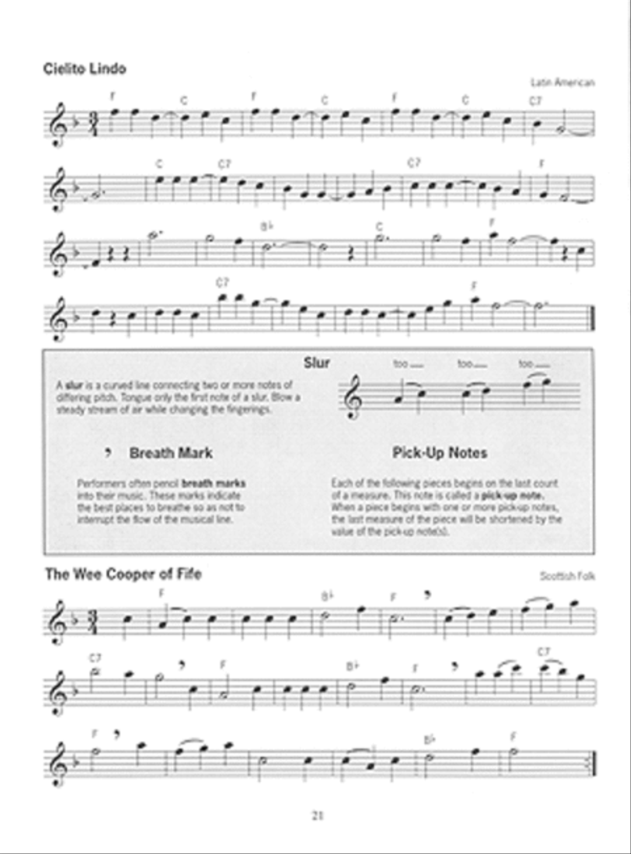 First Lessons Flute Flute scores gallery preview page 5
