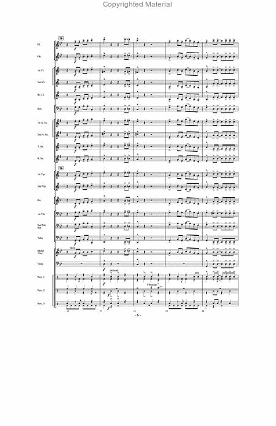 And Then There Were Drums Concert Band scores gallery preview page 5