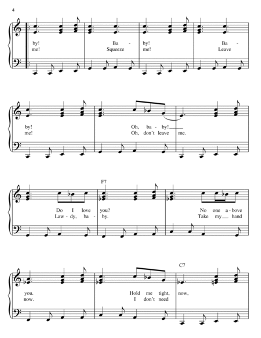 The Right Time Easy Piano scores gallery preview page 4