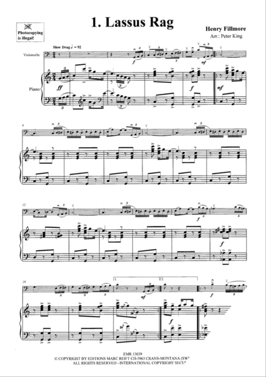 15 Rags 15 Rags Piano Accompaniment scores gallery preview page 3