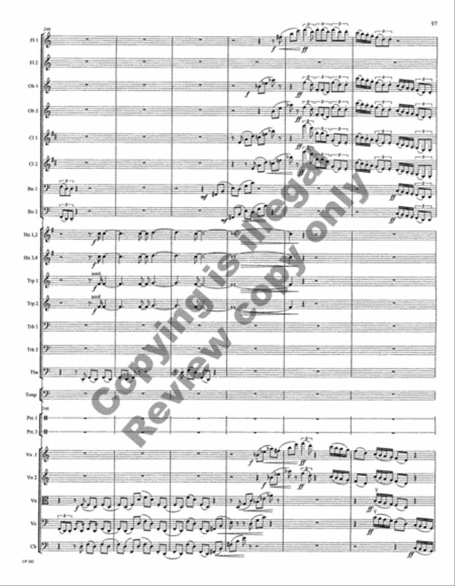 Symphony No. 1 Full Orchestra scores gallery preview page 199
