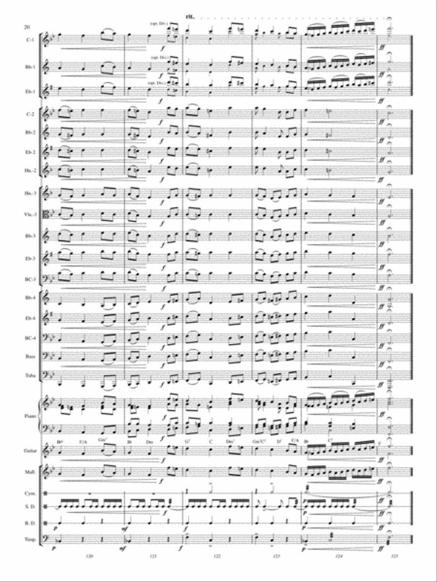 A Festival of Hymns A Festival of Hymns Concert Band scores gallery preview page 19