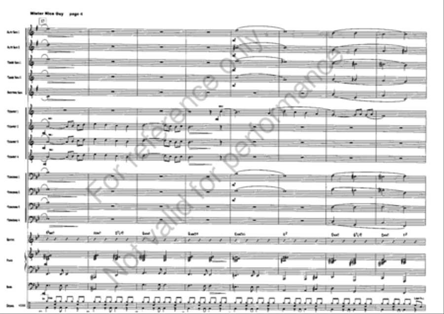 Mister Nice Guy Mister Nice Guy Jazz Ensemble scores gallery preview page 5