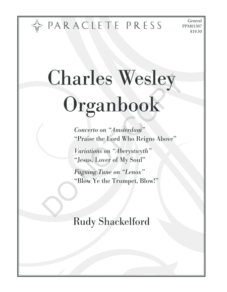 Charles Wesley Organbook