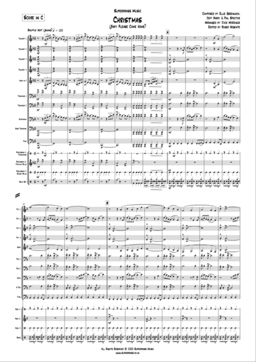 Christmas (baby Please Come Home) Euphonium scores gallery preview page 3