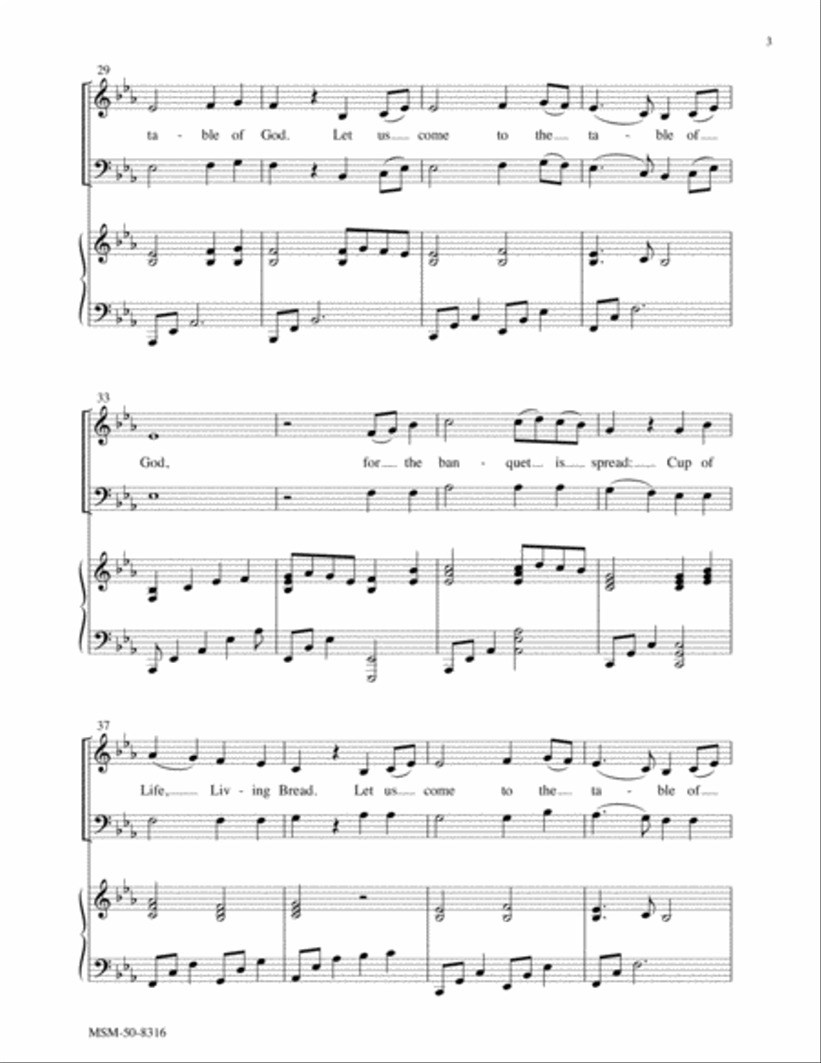 Let Us Come 3-Part scores gallery preview page 4