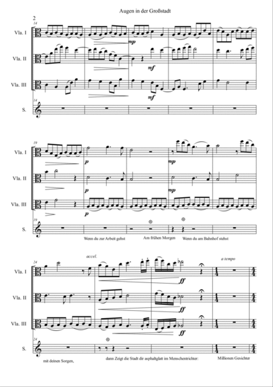Augen in der Großstadt String Trio scores gallery preview page 5