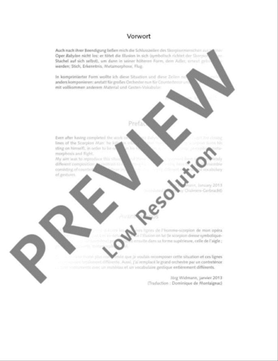 Scorpion Scorpion Bass Clarinet scores gallery preview page 5