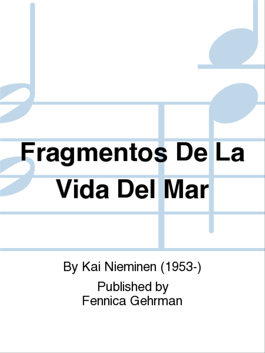Fragmentos de la vida del mar Guitar scores gallery preview page 1