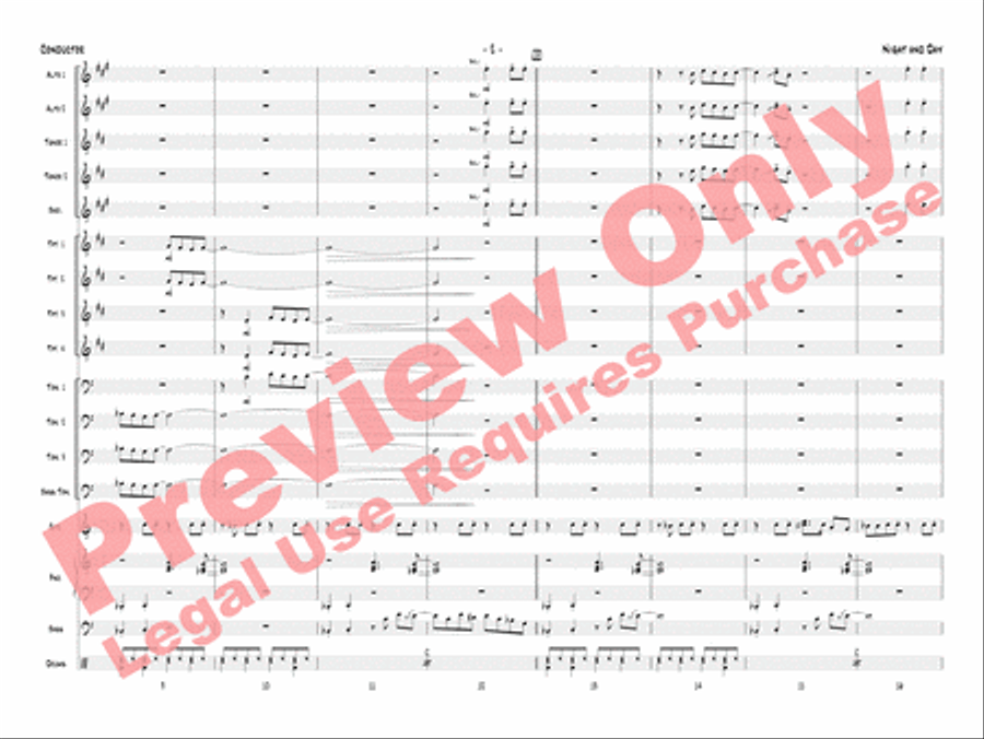 Night and Day Jazz Ensemble scores gallery preview page 5