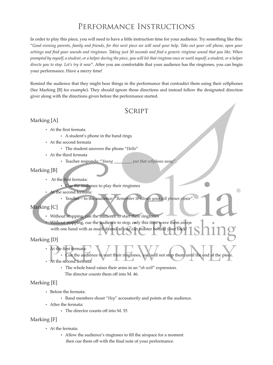 Ringtone Christmas (Score) Concert Band scores gallery preview page 4