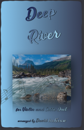 Book cover for Deep River, Gospel Song for Violin and Cello Duet