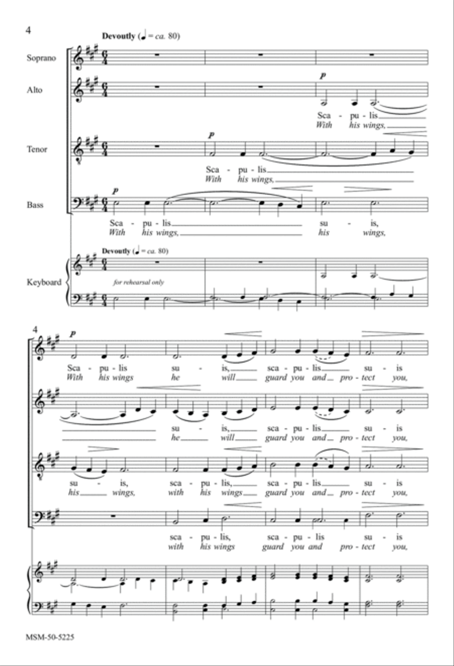 Scapulis suis Scapulis suis 4-Part scores gallery preview page 4