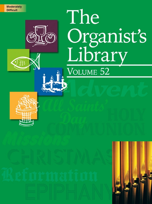 Book cover for The Organist's Library, Vol. 52