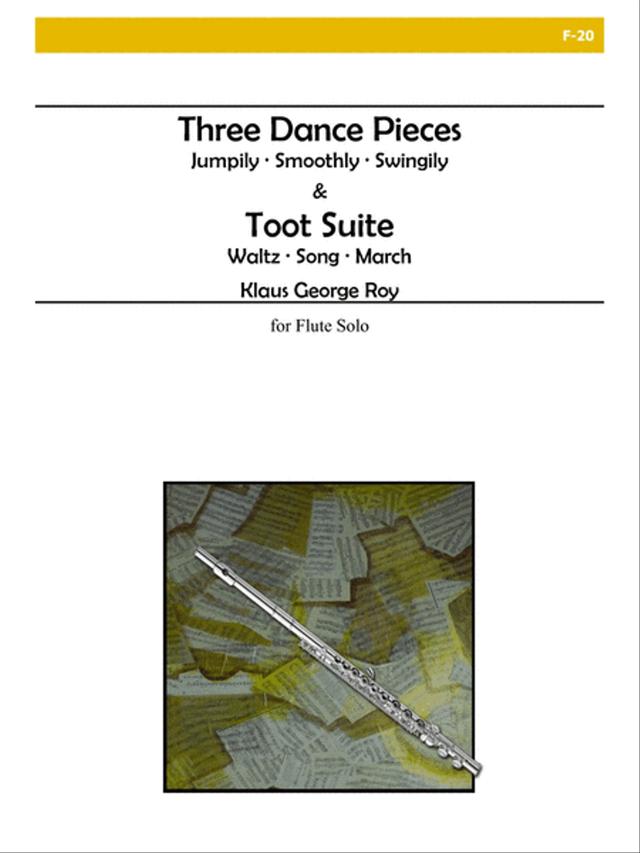 Three Dance Pieces and Toot Suite for Solo Flute Flute Solo scores gallery preview page 1