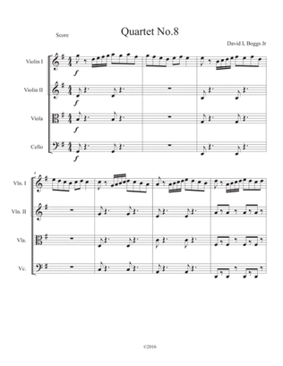 Quartet No 8 - Easy String Quartet