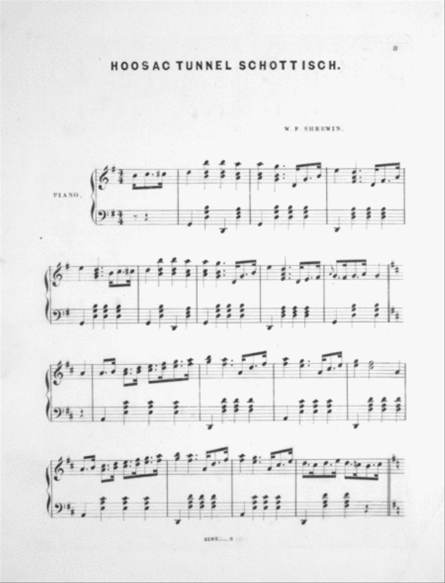 Hoosac Tunnel Schottisch Piano Solo scores gallery preview page 2