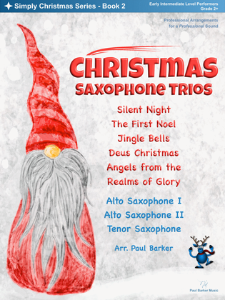 Book cover for Christmas Saxophone Trios - Book 2