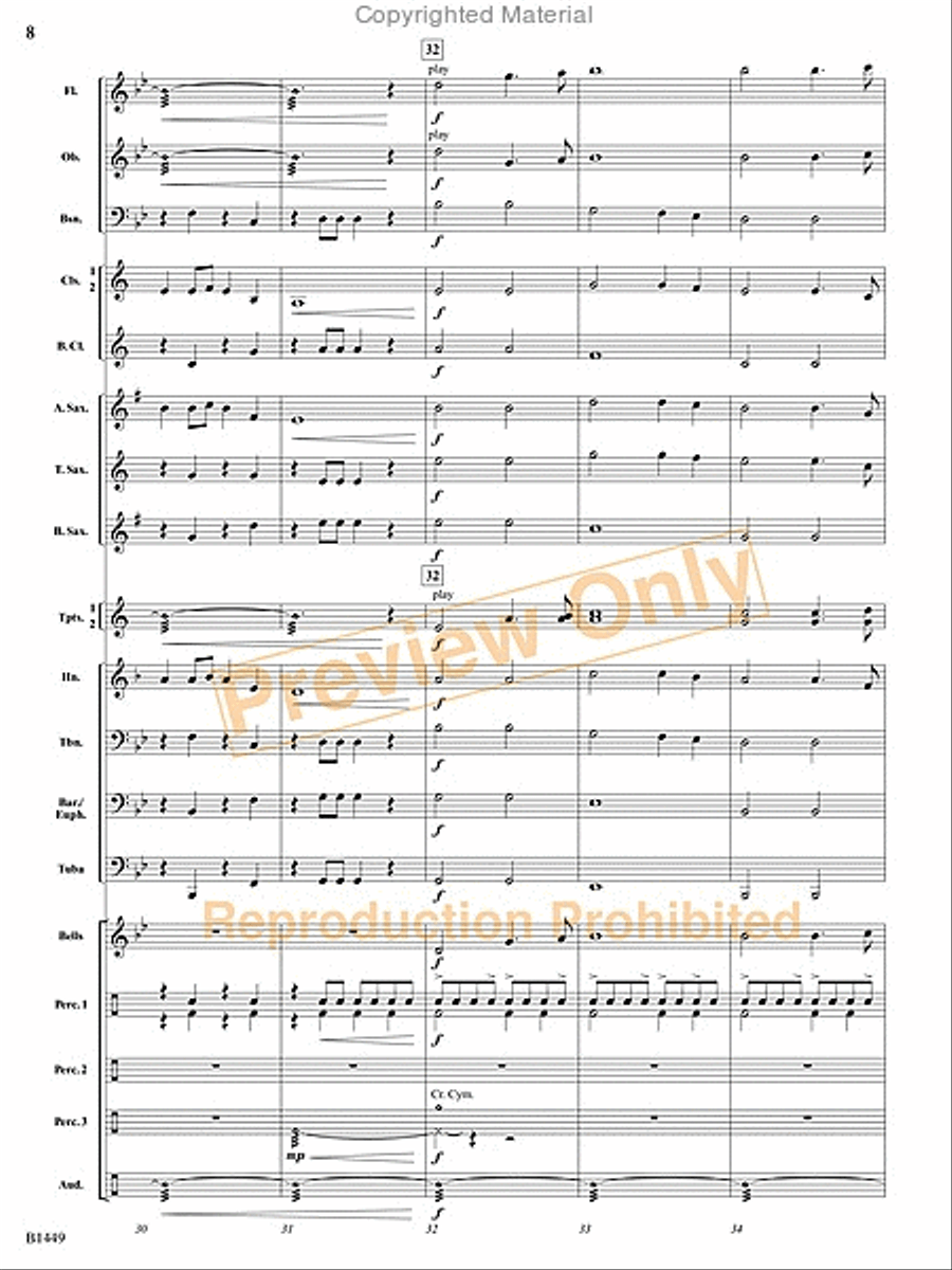 Stampede Concert Band scores gallery preview page 20