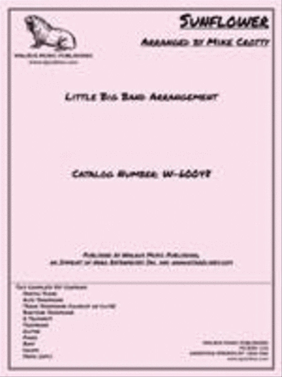 Thrice As Nice Big Band - Sheet Music