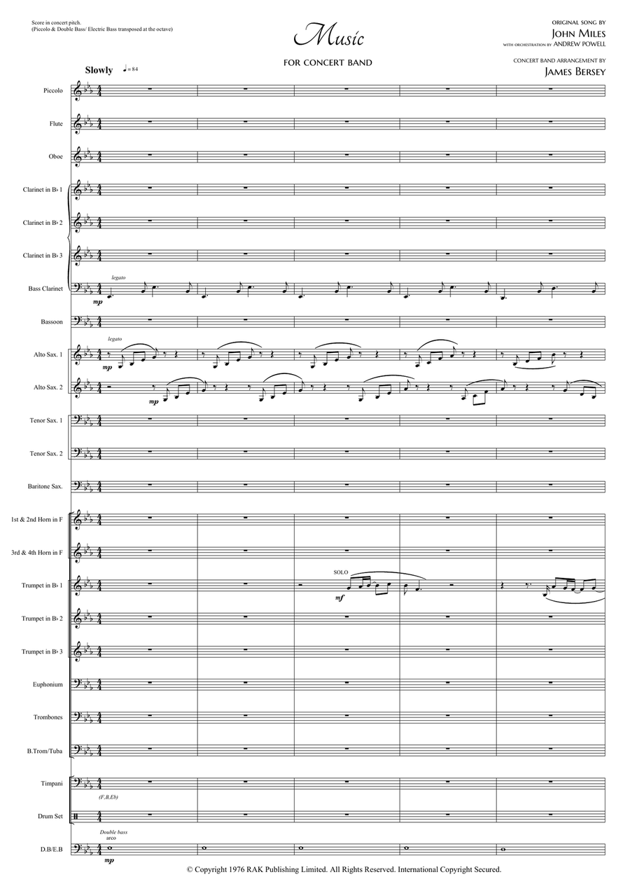 Music Concert Band scores gallery preview page 3
