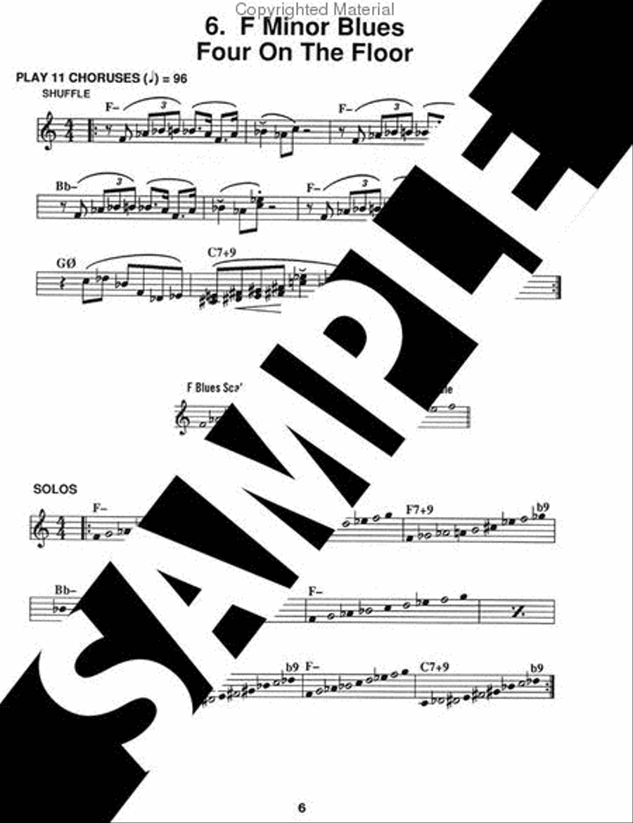Volume 57 - Minor Blues In All Keys Voice scores gallery preview page 5