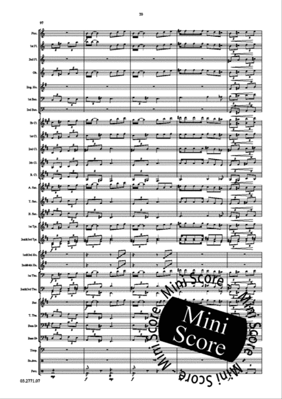 Bound Sketches Concert Band scores gallery preview page 22