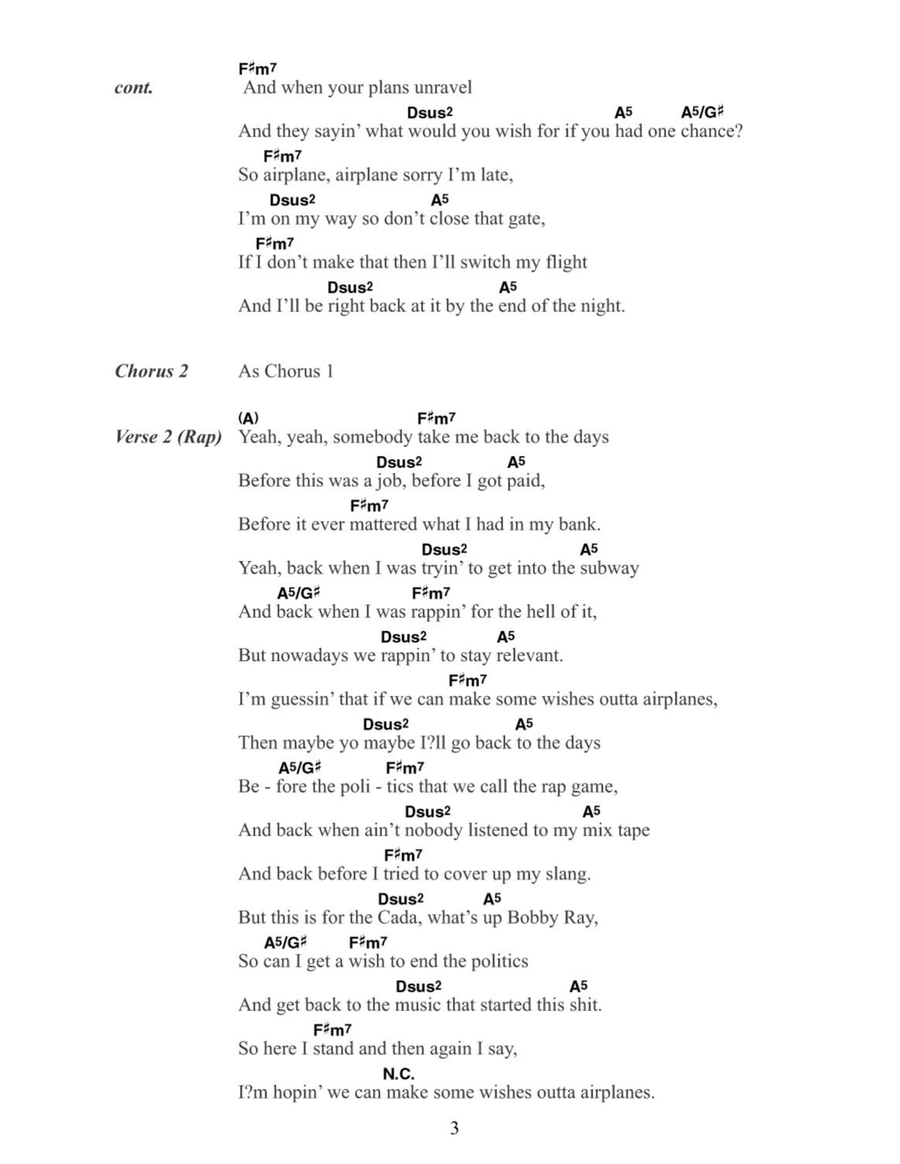 Airplanes Airplanes Acoustic Guitar scores gallery preview page 2