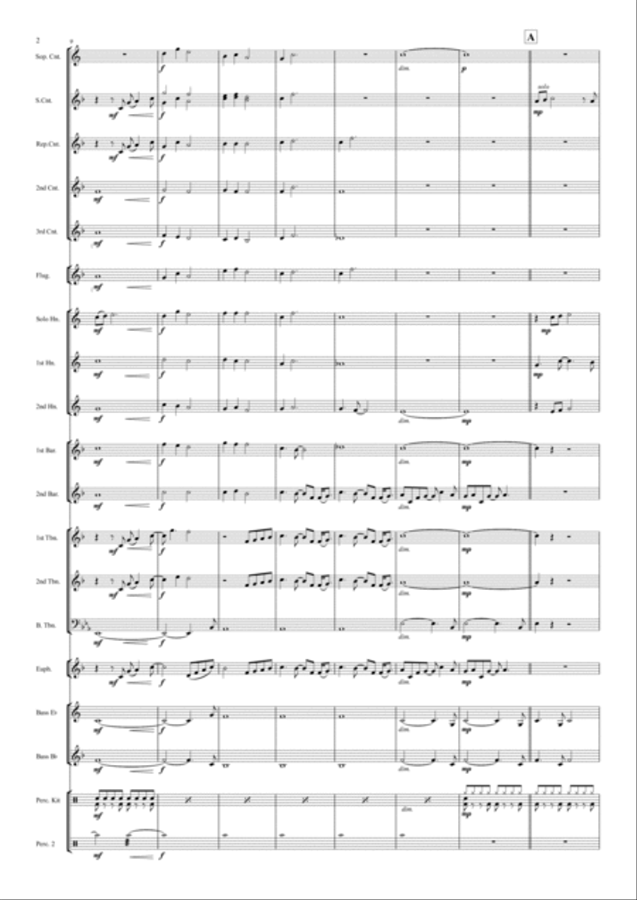 Reflection Brass Band scores gallery preview page 2