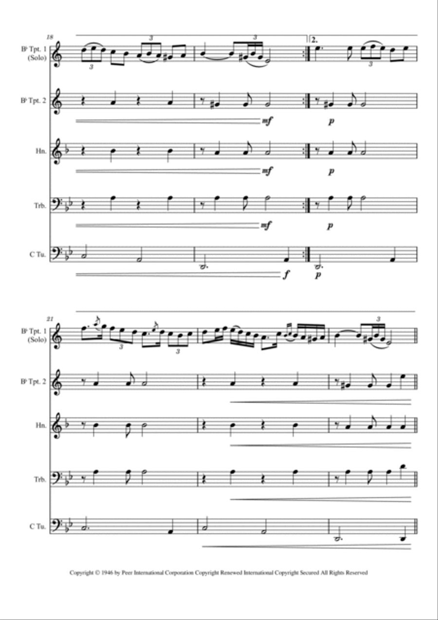 La Virgen De La Macarena La Virgen De La Macarena Chamber Music scores gallery preview page 5