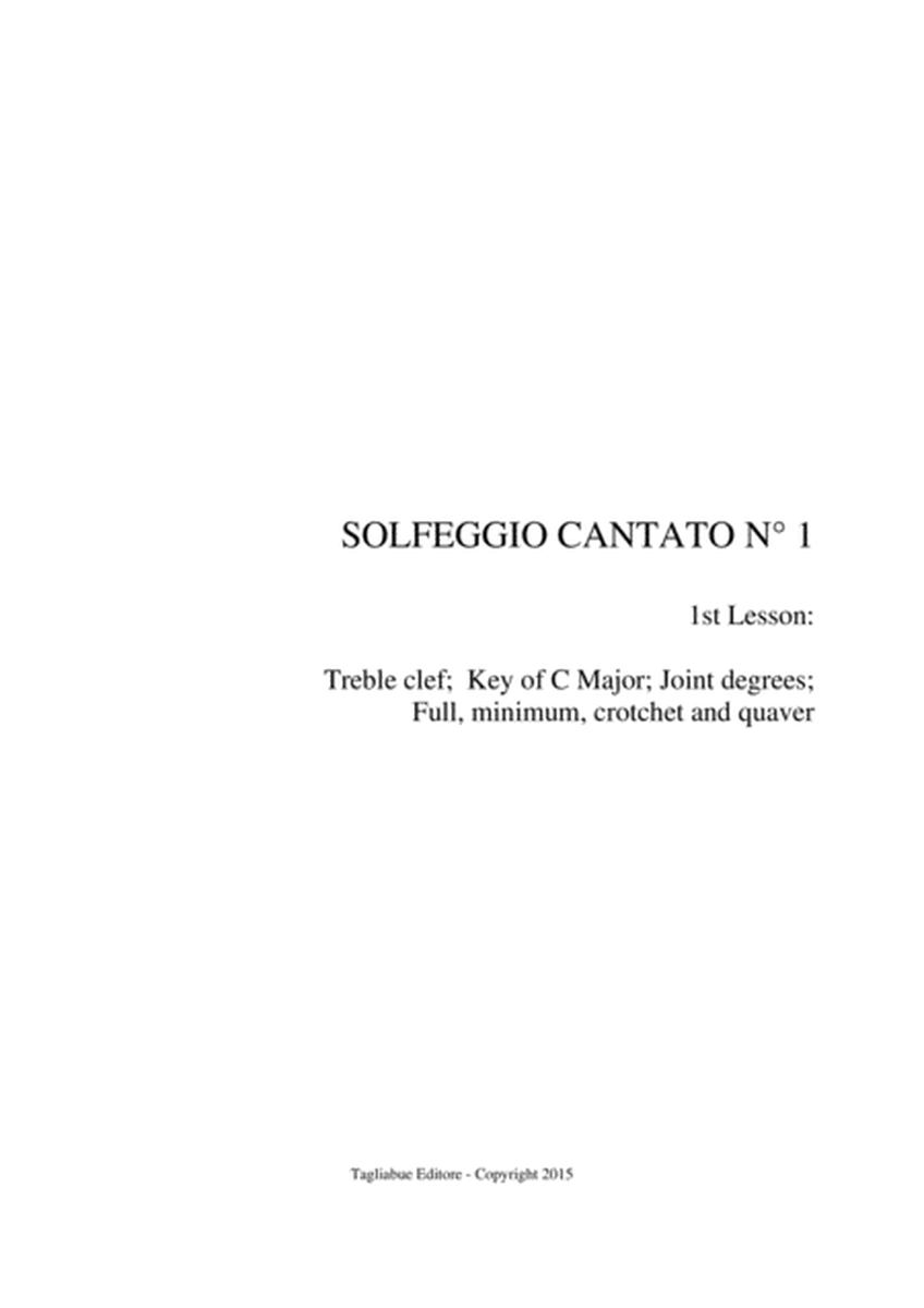 SOLFEGGIO CANTATO - Exercise No. 1 image number null
